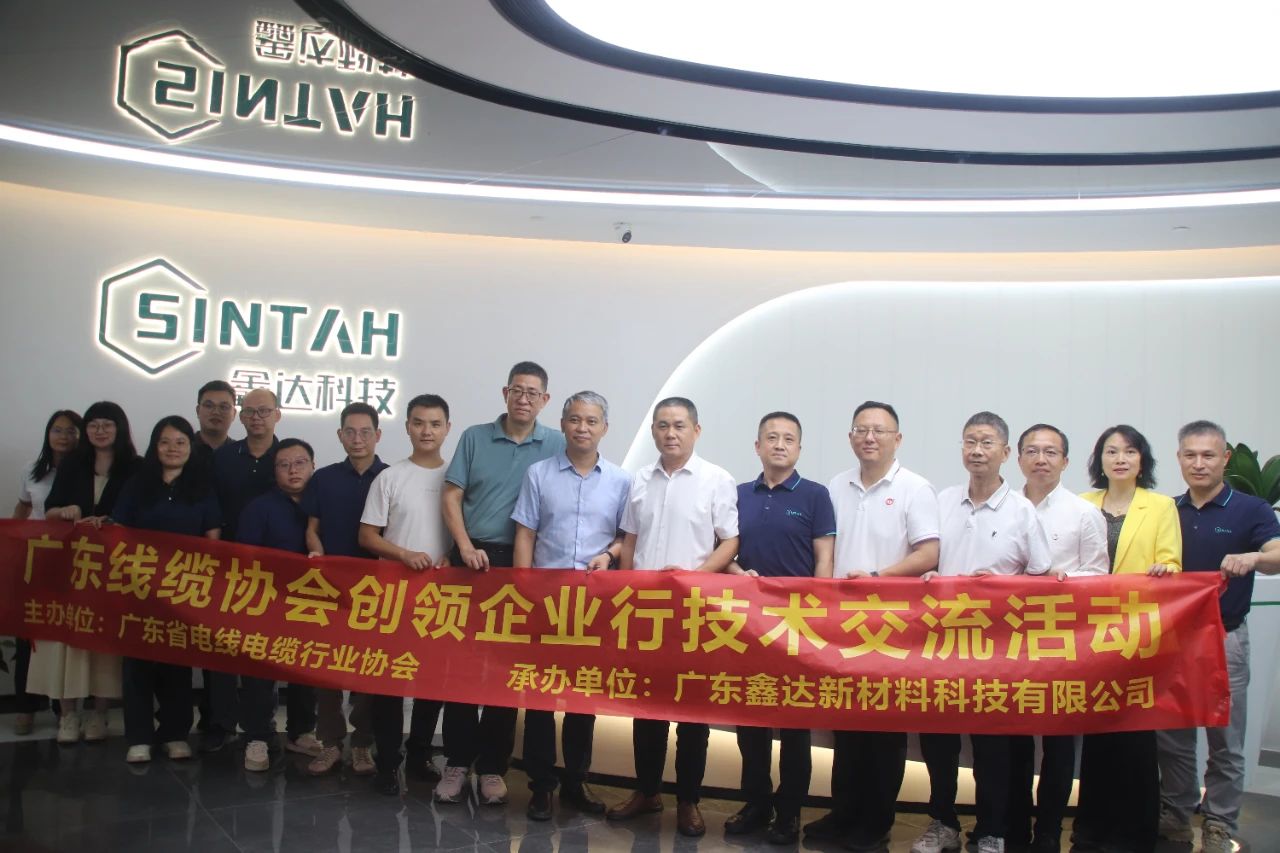 廣東線纜協(xié)會創(chuàng)領企業(yè)行活動——走進廣東鑫達開展電線電纜熱穩(wěn)定劑及阻燃新材料技術(shù)交流活動